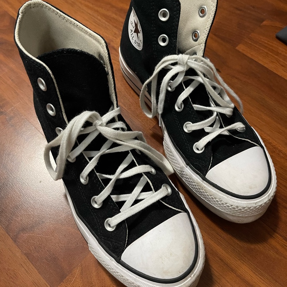 Black Platform Converse